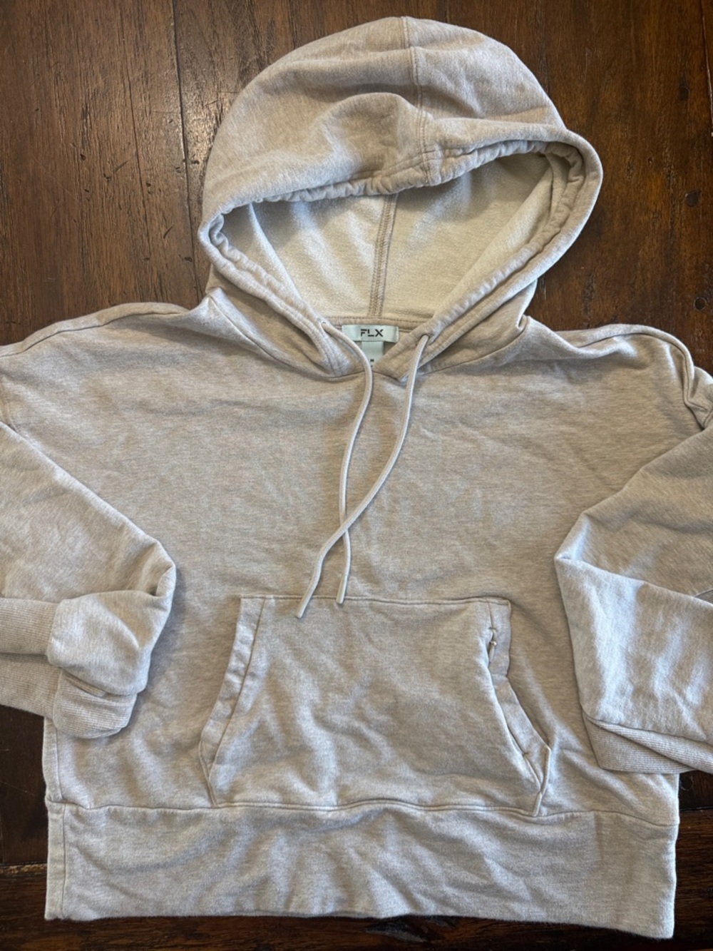 FLX Light Gray Women's Hooded Sweatshirt